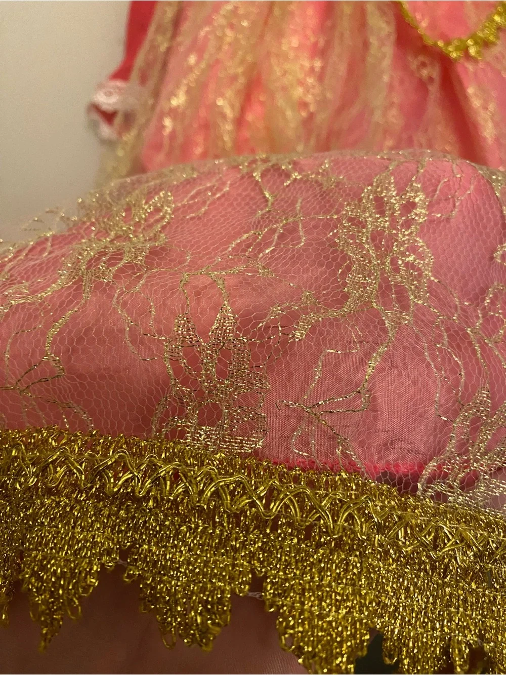 Pink & Gold Princess Dress for Kids - Theatrical Costume